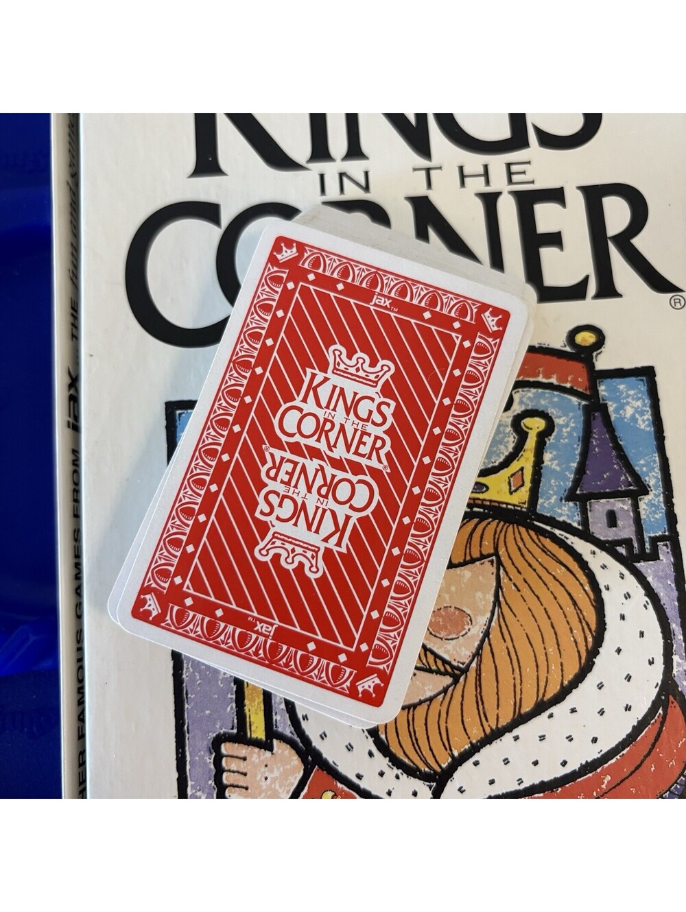 Kings In The Corner Card Game By Jax COMPLETE Family Strategy Game 1996 - Picture 4 of 9
